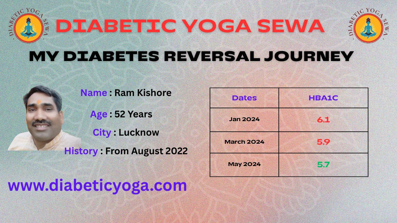 Ram Kishore diabetes reversal journey